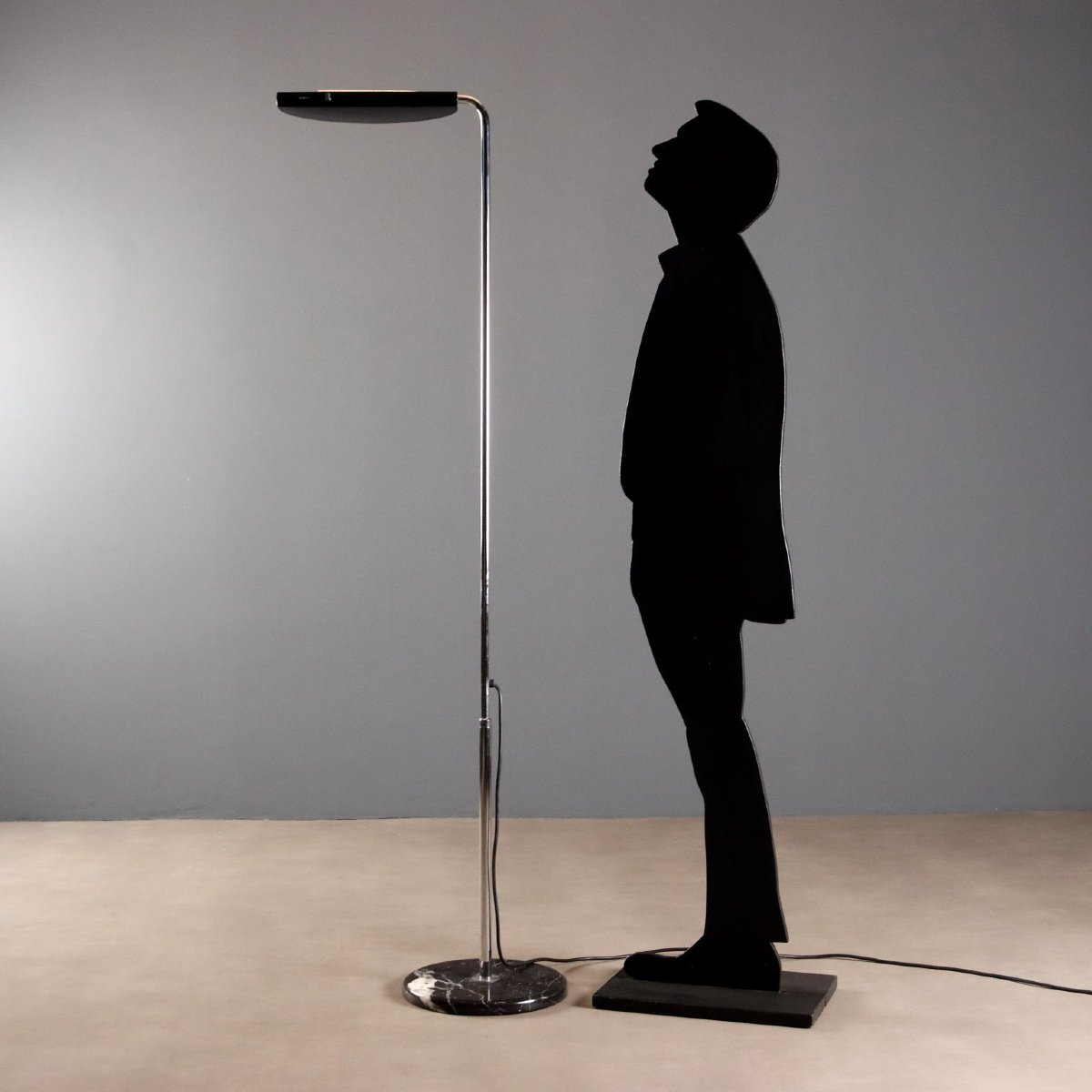 Lampe Skipper Mezzaluna Design Bruno Gecchelin Années 70 Originale-photo-2