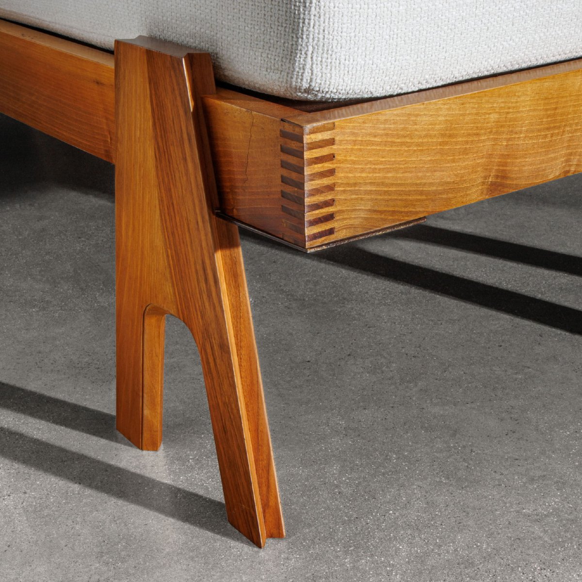 Vintage Mascheroni Daybed Design Mangiarotti Morassutti 1950s-photo-4