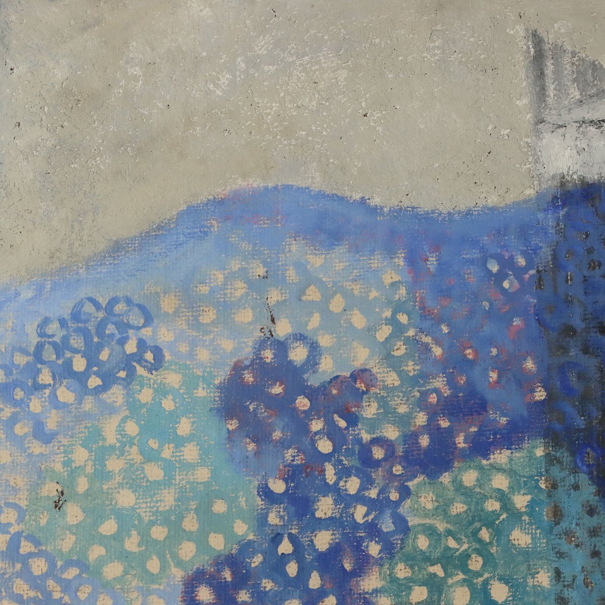 Tableau Moderne Signé Attilio Rossi La Voie Lactée Huile sur Toile 1992-photo-3