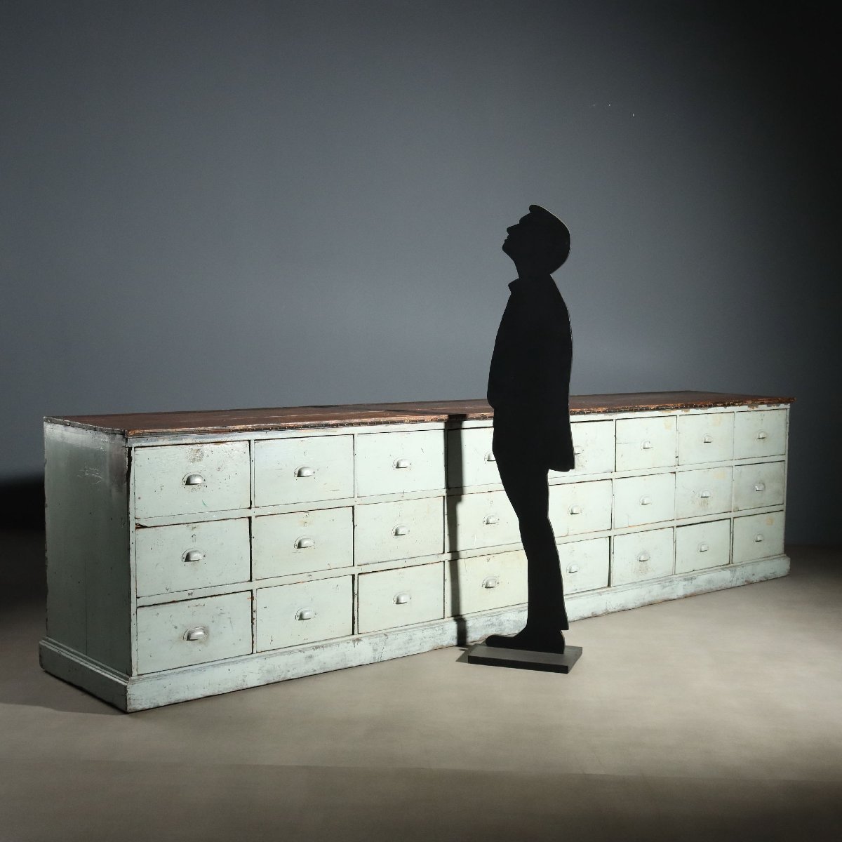 Grande Commode en Sapin avec Vingt-Quatre Tiroirs Italie, début du XXe siècle-photo-2