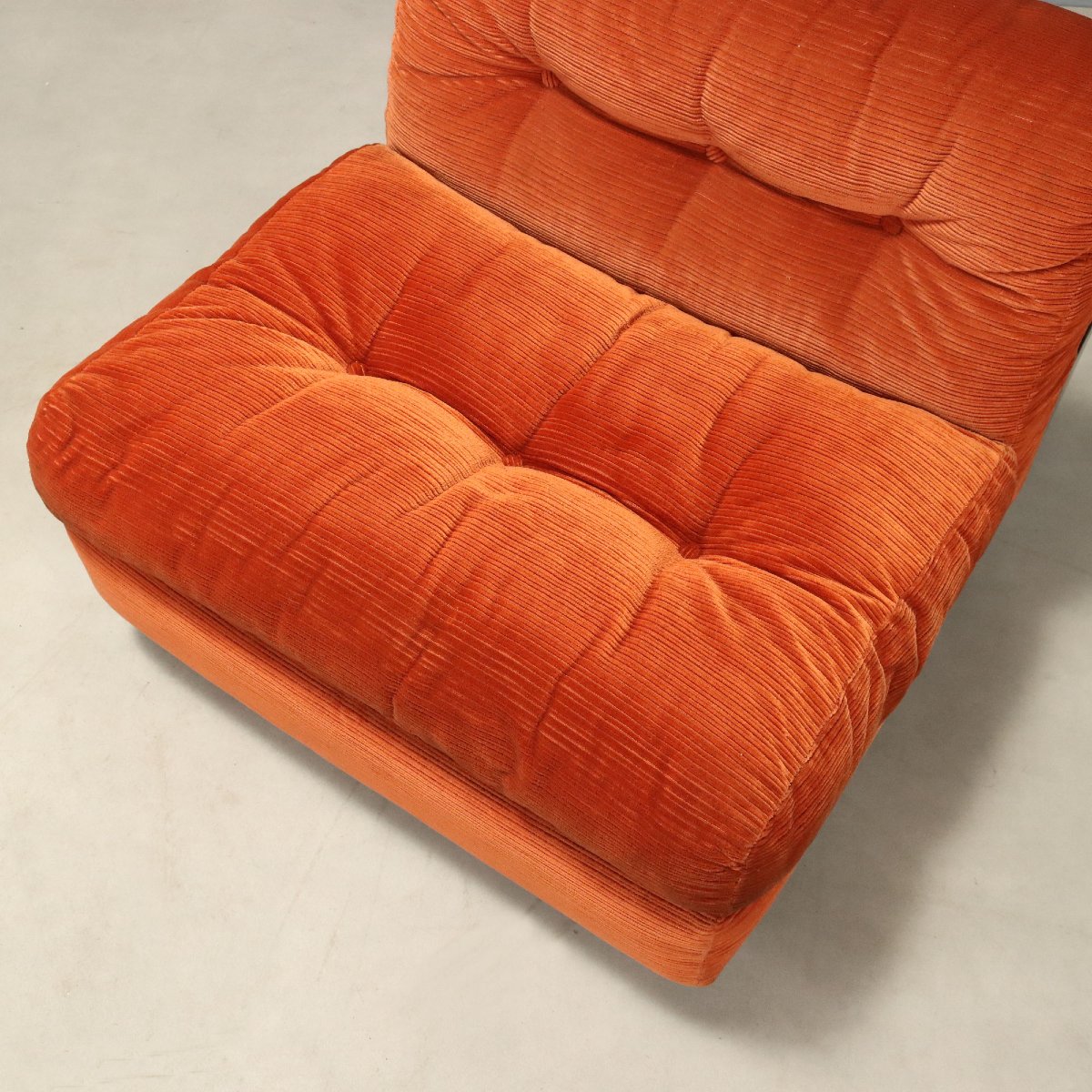 C&b Amanta Armchairs Vintage Design Mario Bellini Italy 1960s-photo-3