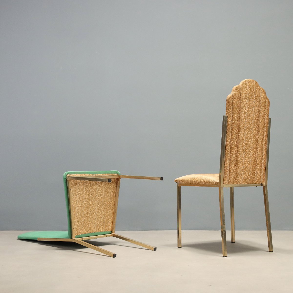 Chaises Vintage Sabot Maison Jensen Desin Alain Delon Années 70-photo-3