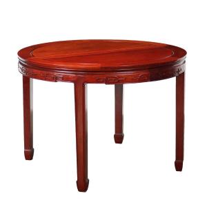 Antique Extendable Table Chinoiserie Mahogany China XX Century