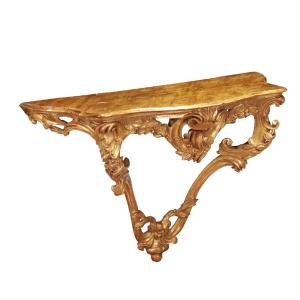 Console En Forme De Larme éclectique Italie XIXe Siècle 