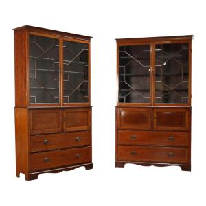 Antique Bookcases Mahogany Bois De Rose United Kingdom XIX Century