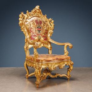 Throne Venice Last Quarter Of The 19th Century