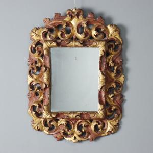 Petit cadre baroque Italie XVIIe siècle