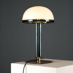 Venini Belboi Lamp Metal Murano Glass Design Italy 1980s