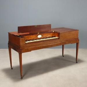 Piano-Forte Ancien Acajou Cubain Longman & Broderip XVIII Siècle