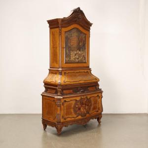 Antique Chest Of Drawers Carved Mahogany Drawers Italy XX Century