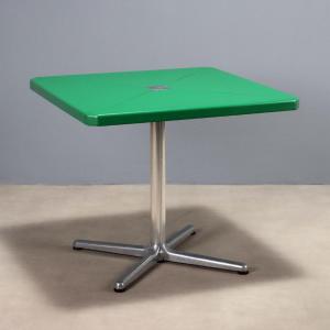 Table Anonima Castelli 'Plano' Vintage Design G. Piretti Années 70
