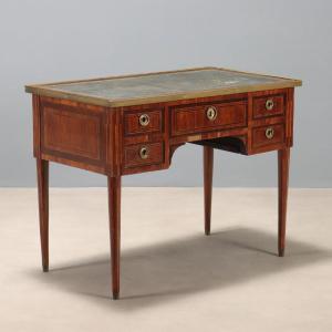 Bureau Néoclassique Ancien Bois de Violette France XVIIIe Siècle