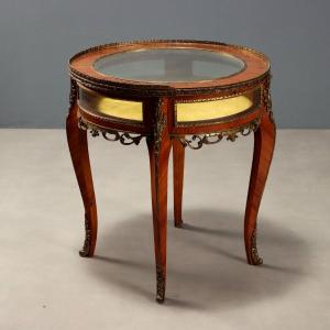 Napoleon III Display Table In Rosewood, Italy, Early 20th Century