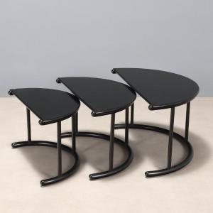 Tables Basses Acerbis Tria Vintage Design G. Frattini Années 80