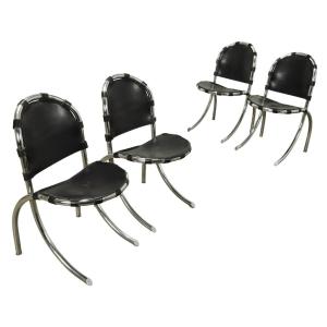 Vintage 'medusa' Chairs By Alberto Bazzani For Tetrarch Design, 1970s