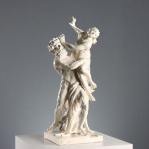 The Rape Of Proserpina Antique Sculpture Terracotta XIX Century Original