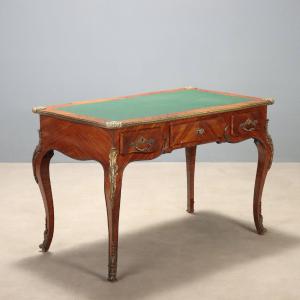 Antique Desk Napoleon III Style Bois De Rose Italy XX Century