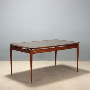 Vintage Dining Table Teak Design Italy 1950s-1960s Original
