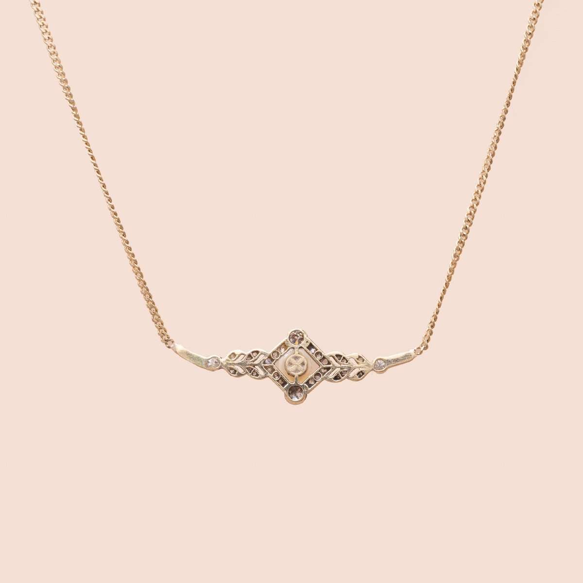 Collier Ancien 1910 Laurier-photo-3