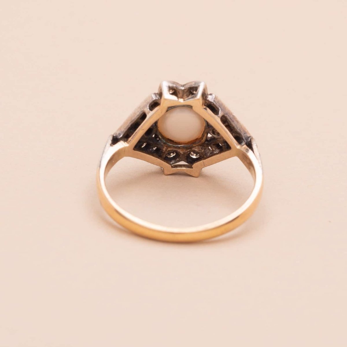 Bague Suzy Perle Diamants 1910-photo-3