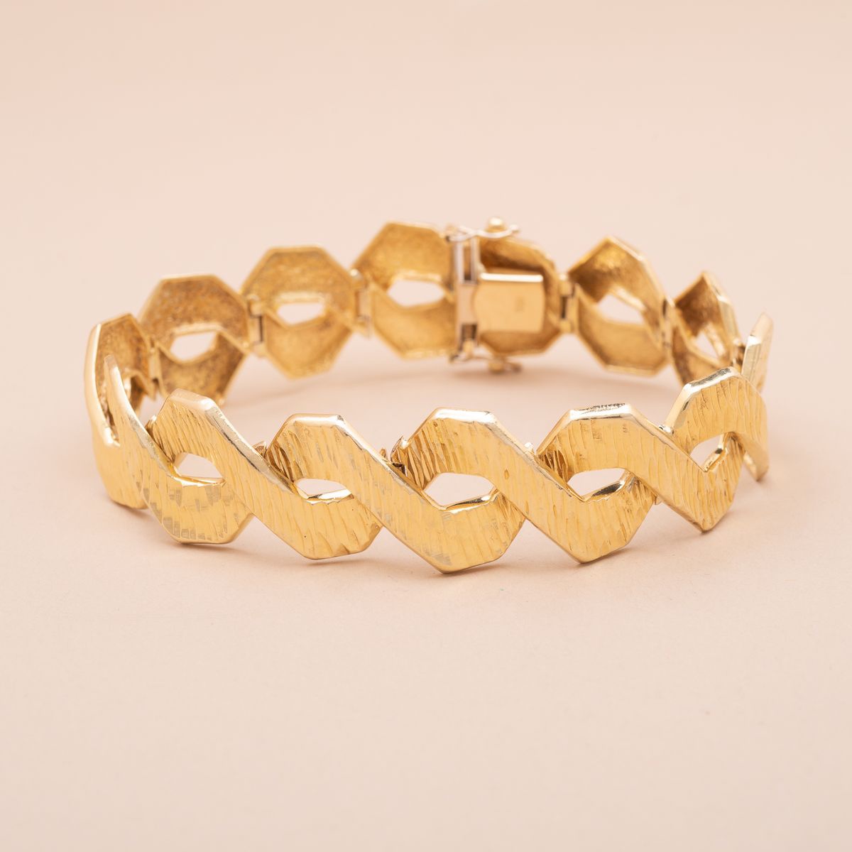 Bracelet Modernist Twist Or 1970