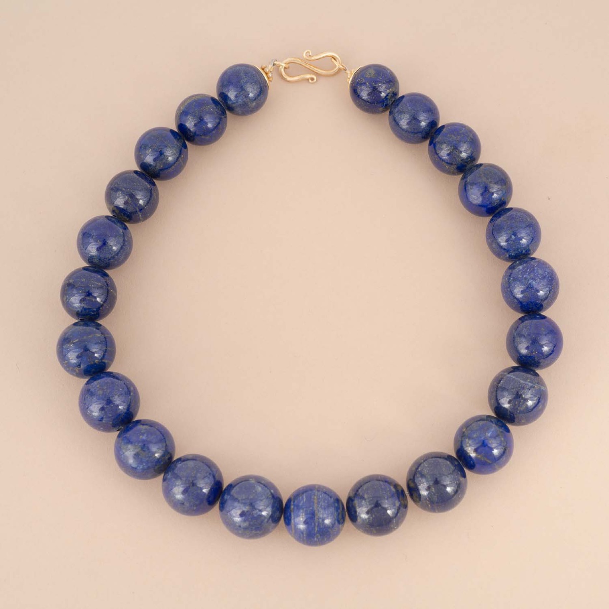 Collier Vintage Lapis Lazuli Vienna-photo-2