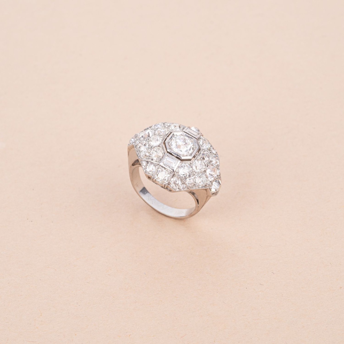 Gloria Art Deco Diamond Ring-photo-2