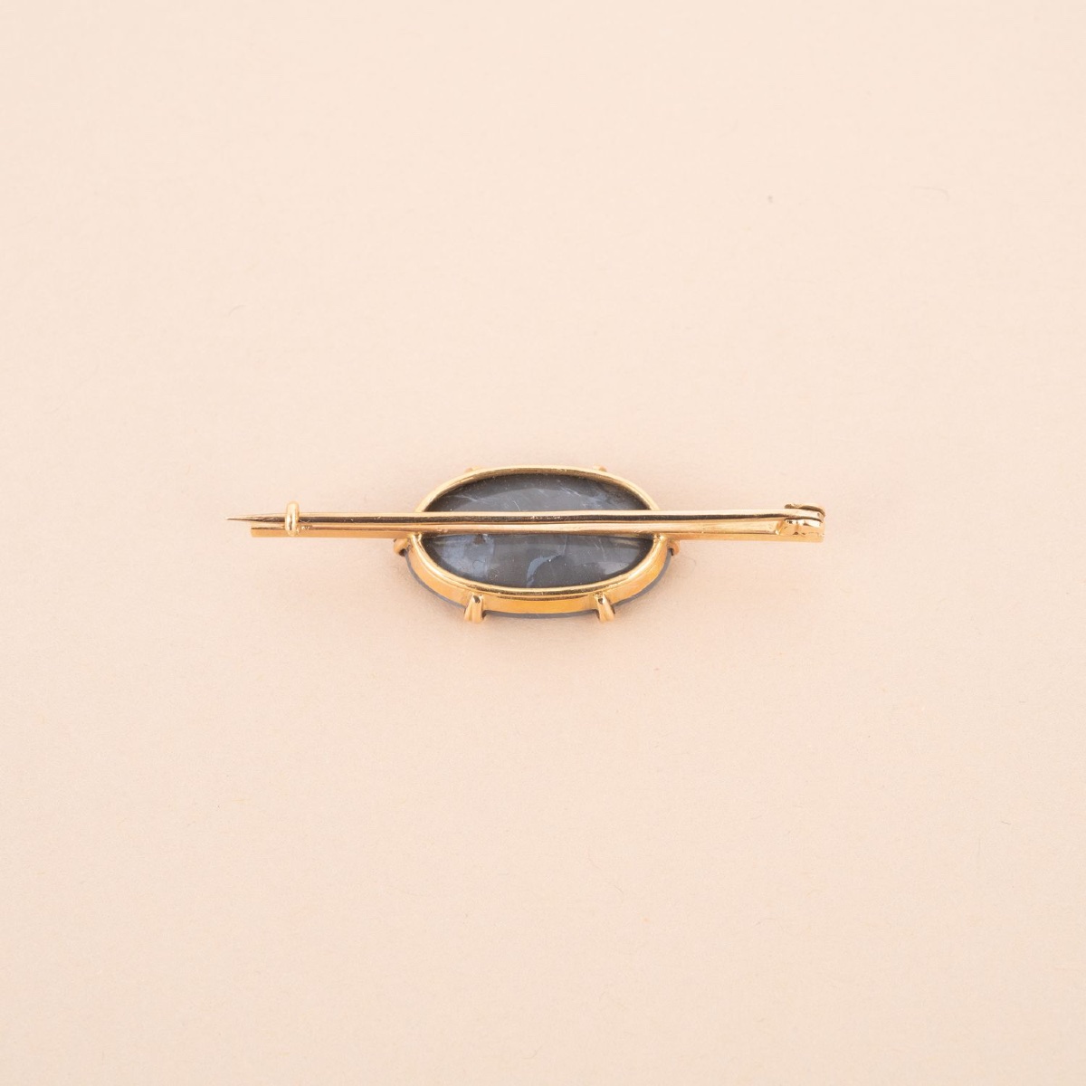 Vintage Opal Line Brooch 1960-photo-4