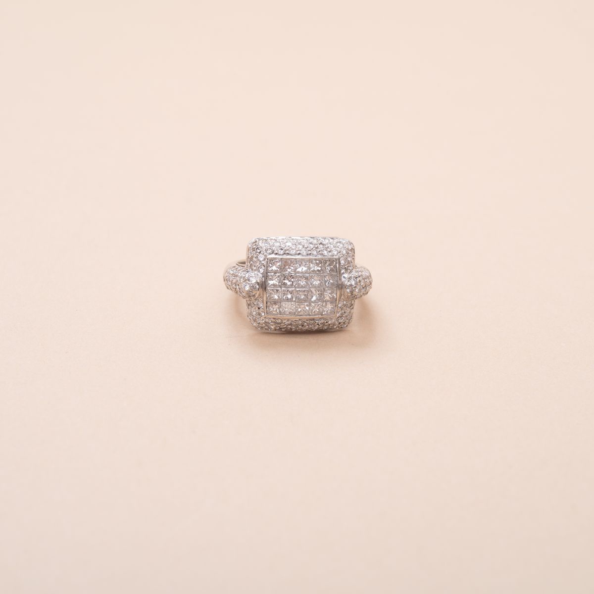Princess Rectangular Diamond Ring 