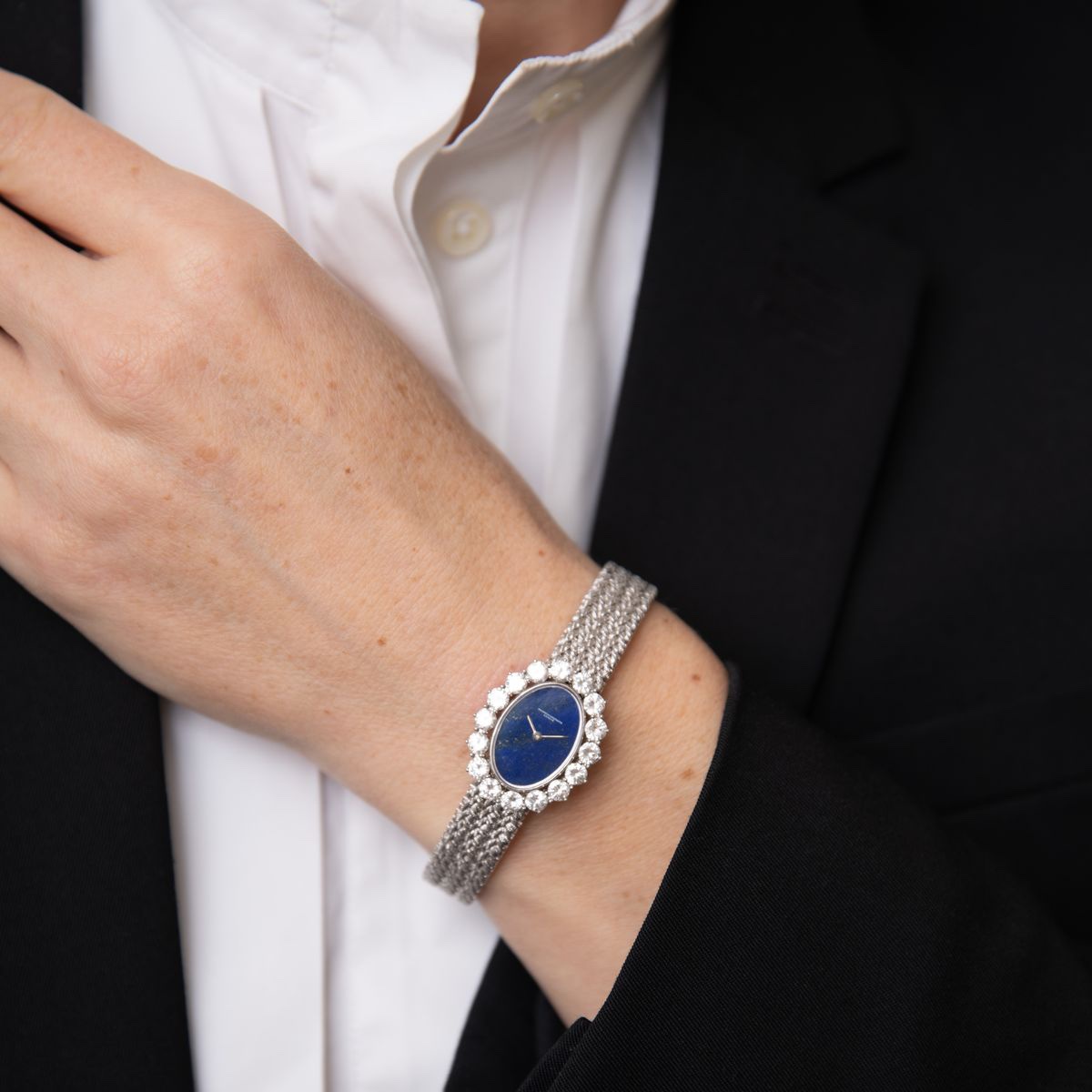 Vacheron Constantin Montre du Soir Diamants Lapis Haute Horlogerie -photo-3