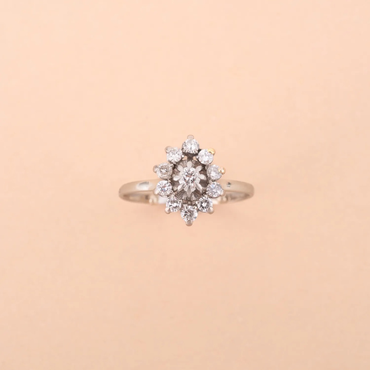 Bague Pompadour Or Diamants