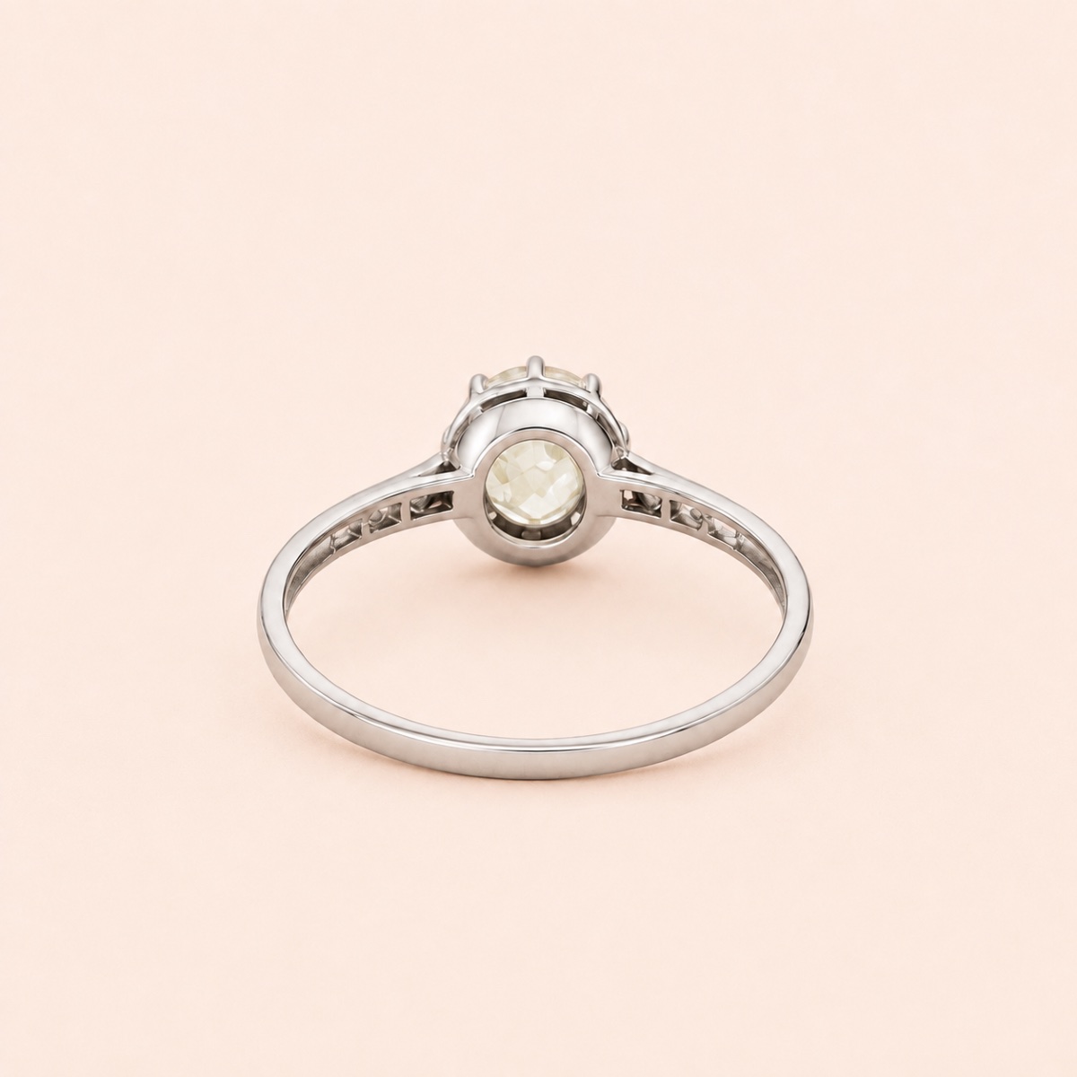 Bague Ancienne Diamant Engagement 1930-photo-3