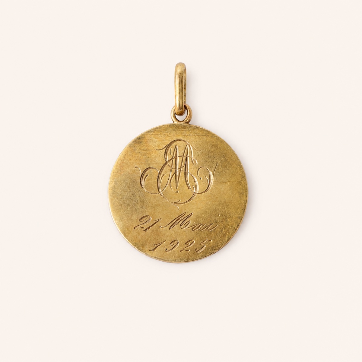 Round Gold "marie Ancienne" Medal-photo-2