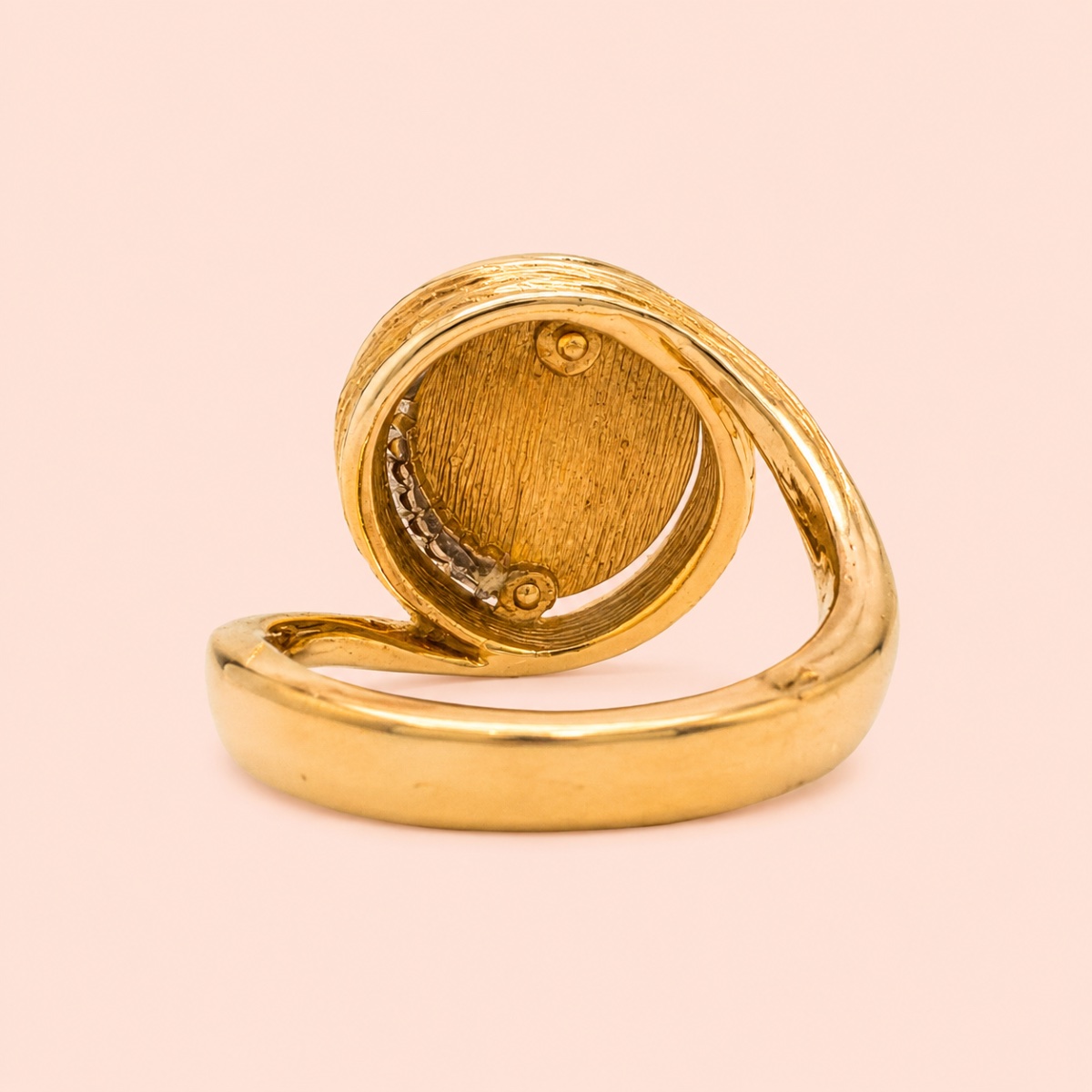 Brenda Vintage Ring With Lapis Lazuli, Chrysoprase, And Diamonds, 1970-photo-3