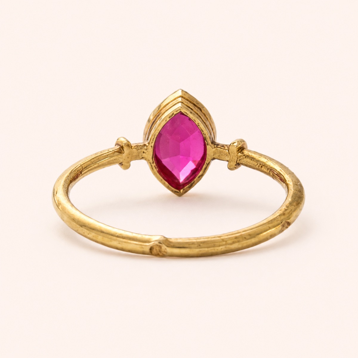 Bague Ancienne de Jeune Fille Rubis de Verneuil-photo-3