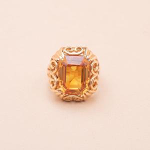 Vintage Yvonne Corindon Cocktail Ring 1970