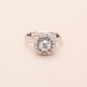 Bague Marguerite Vintage Colette Diamants 1.35 Carat