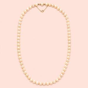 Simone Vintage Pearl Necklace