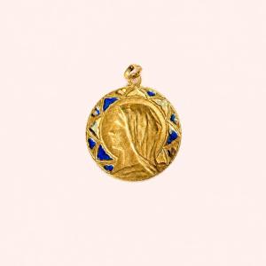 Round Gold "marie Ancienne" Medal