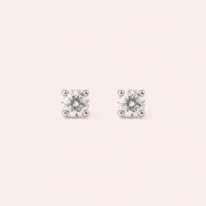 Aya 0.10 Ct Diamond Stud Earrings
