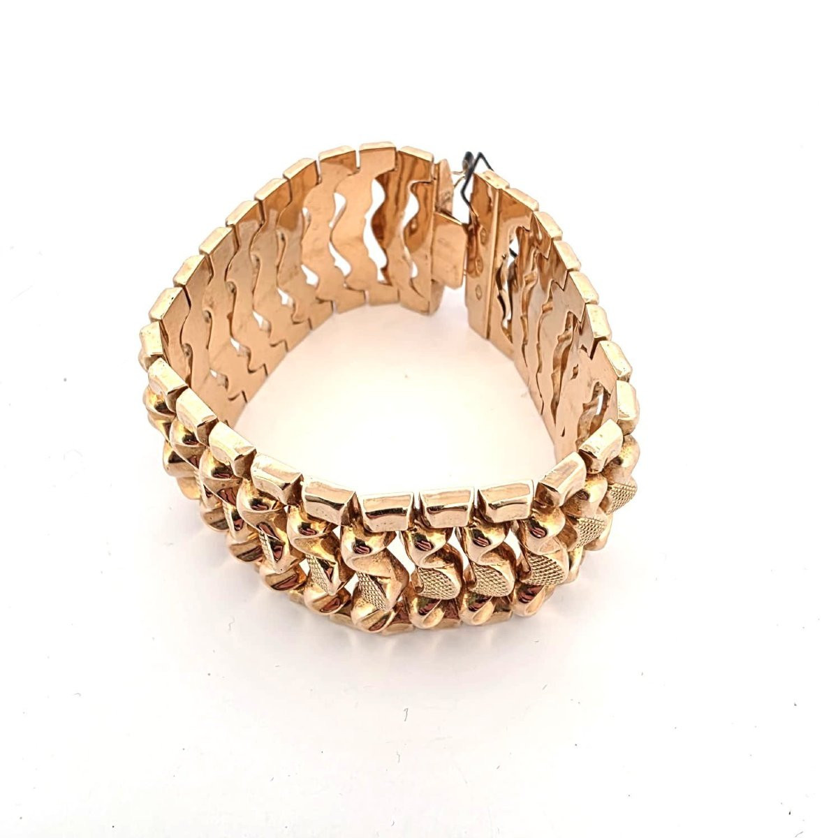 18kt Solid Yellow Gold 50' Bracelet-photo-3