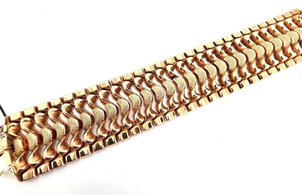 18kt Solid Yellow Gold 50' Bracelet-photo-4