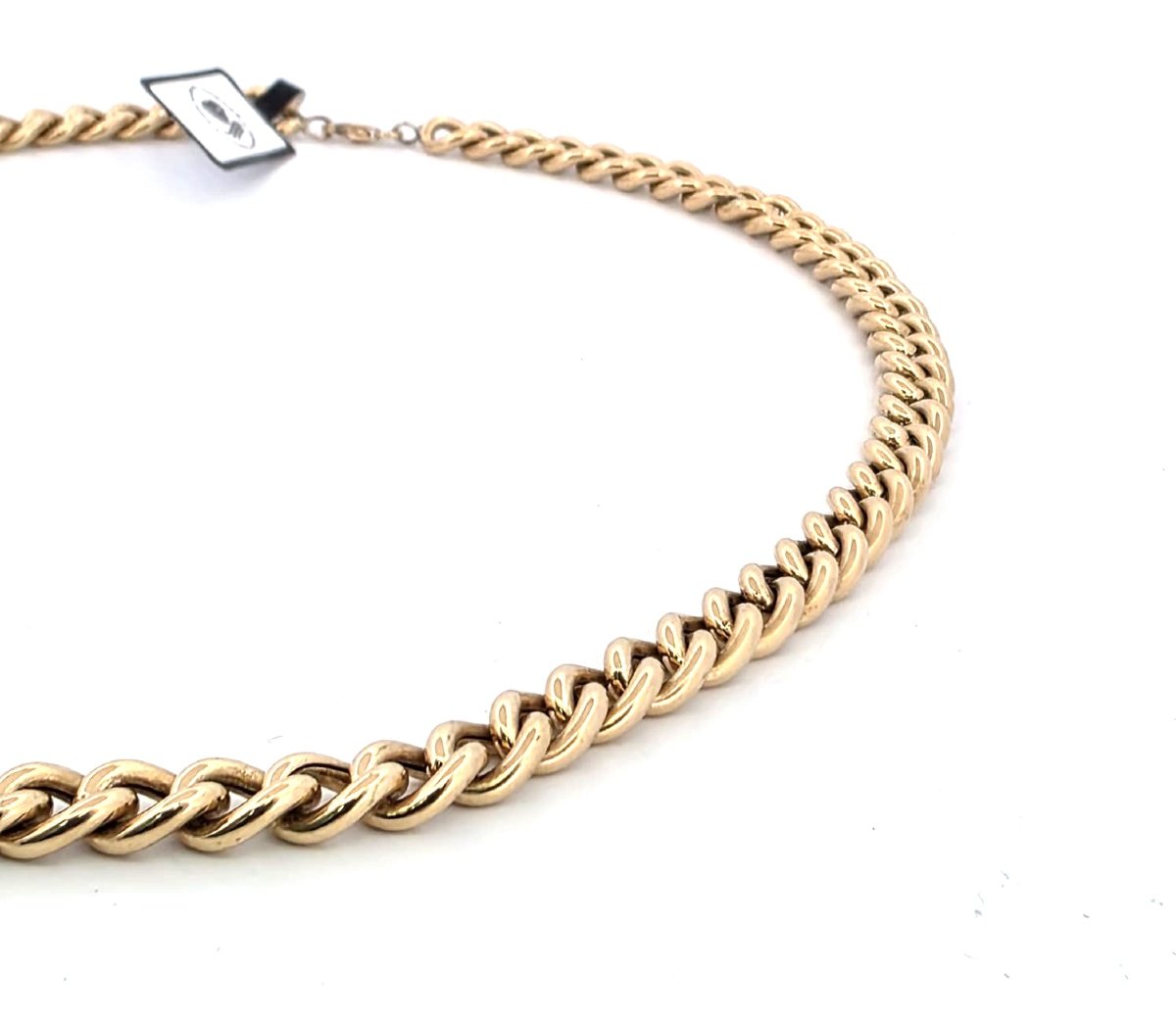 18kt Yellow Gold Necklace With Diamonds-photo-2