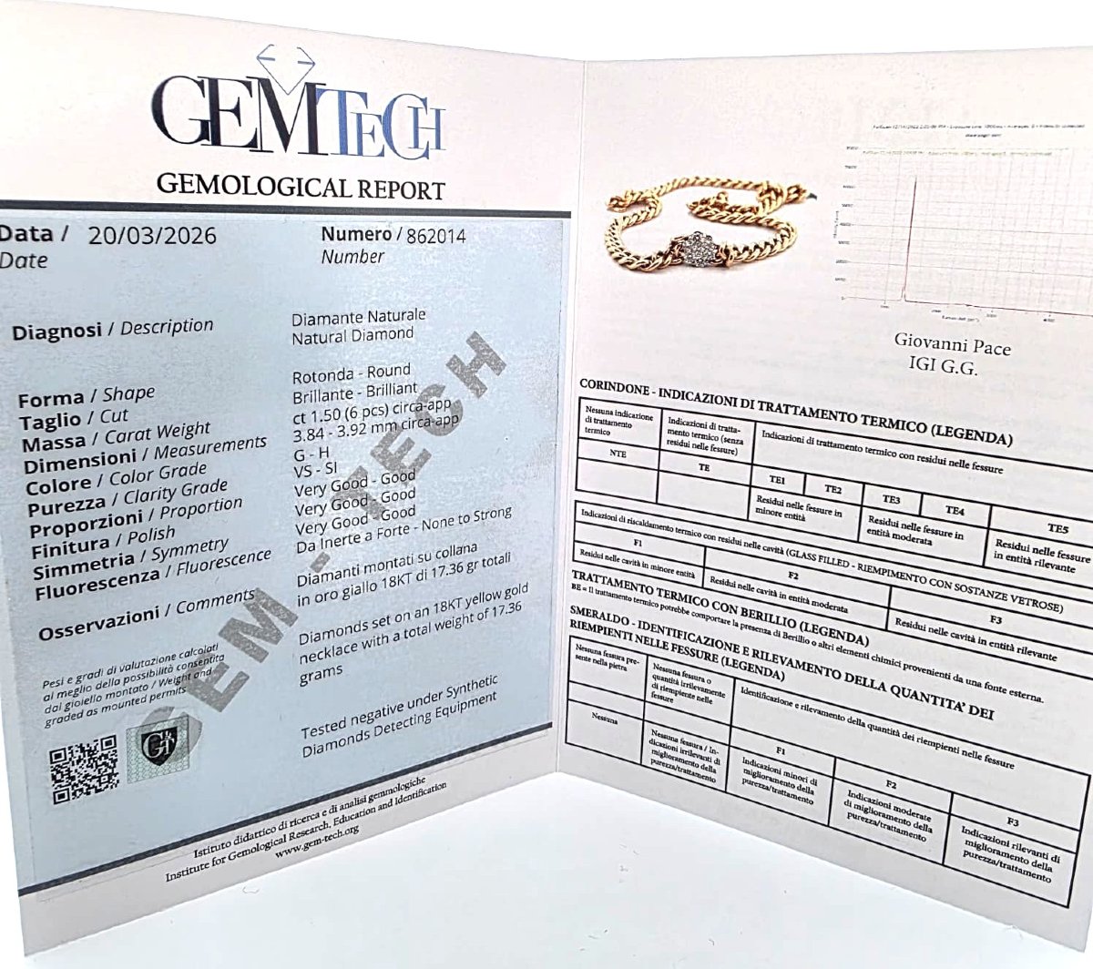 18kt Yellow Gold Necklace With Diamonds-photo-7