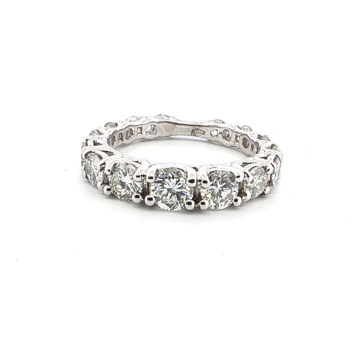 18kt White Gold Ring With Diamonds-photo-2