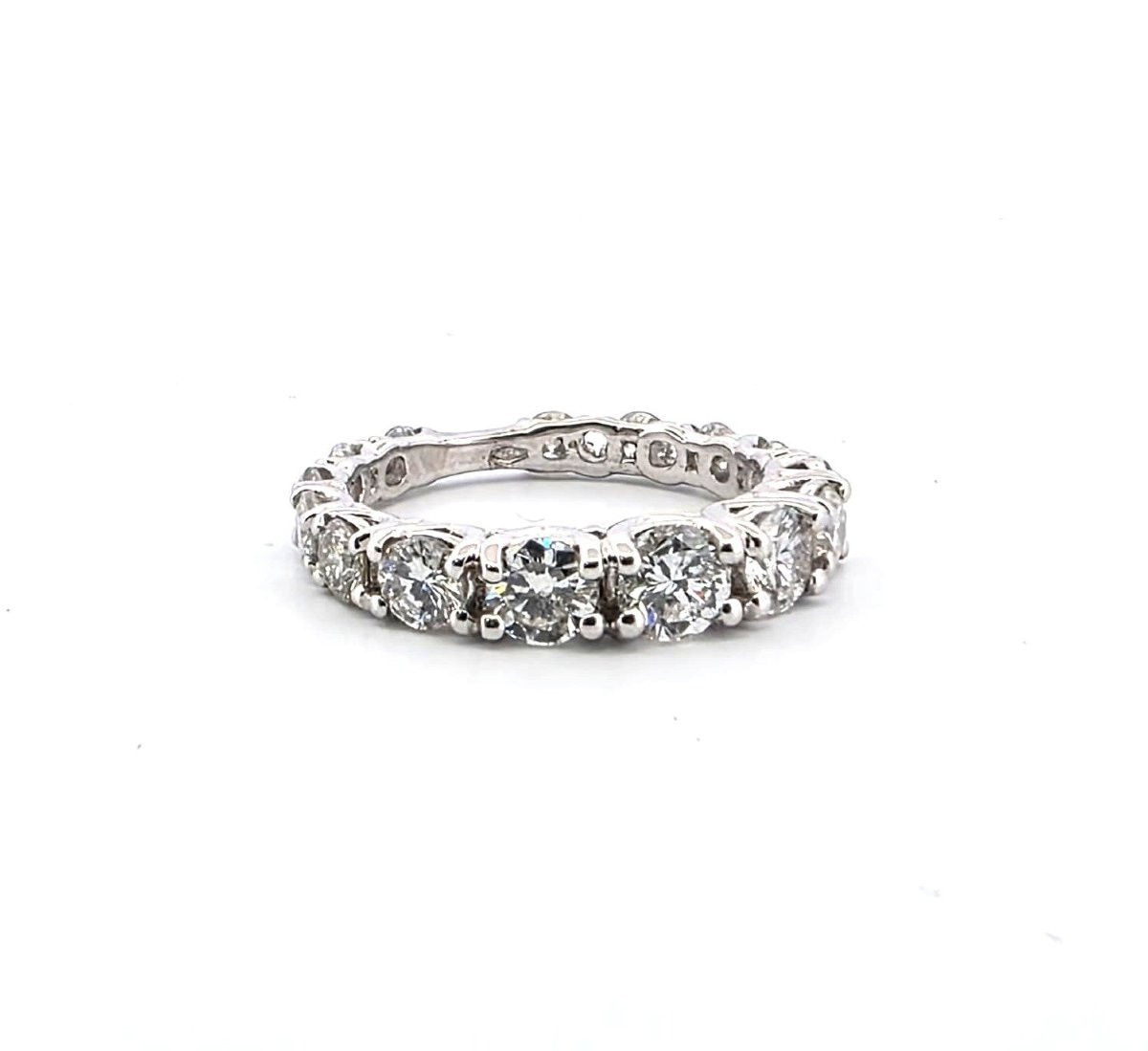 18kt White Gold Ring With Diamonds-photo-4