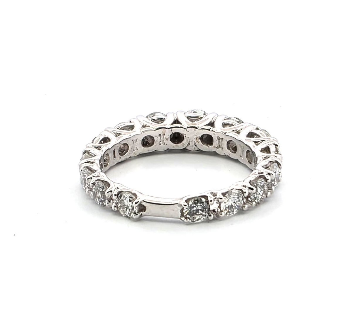 18kt White Gold Ring With Diamonds-photo-1