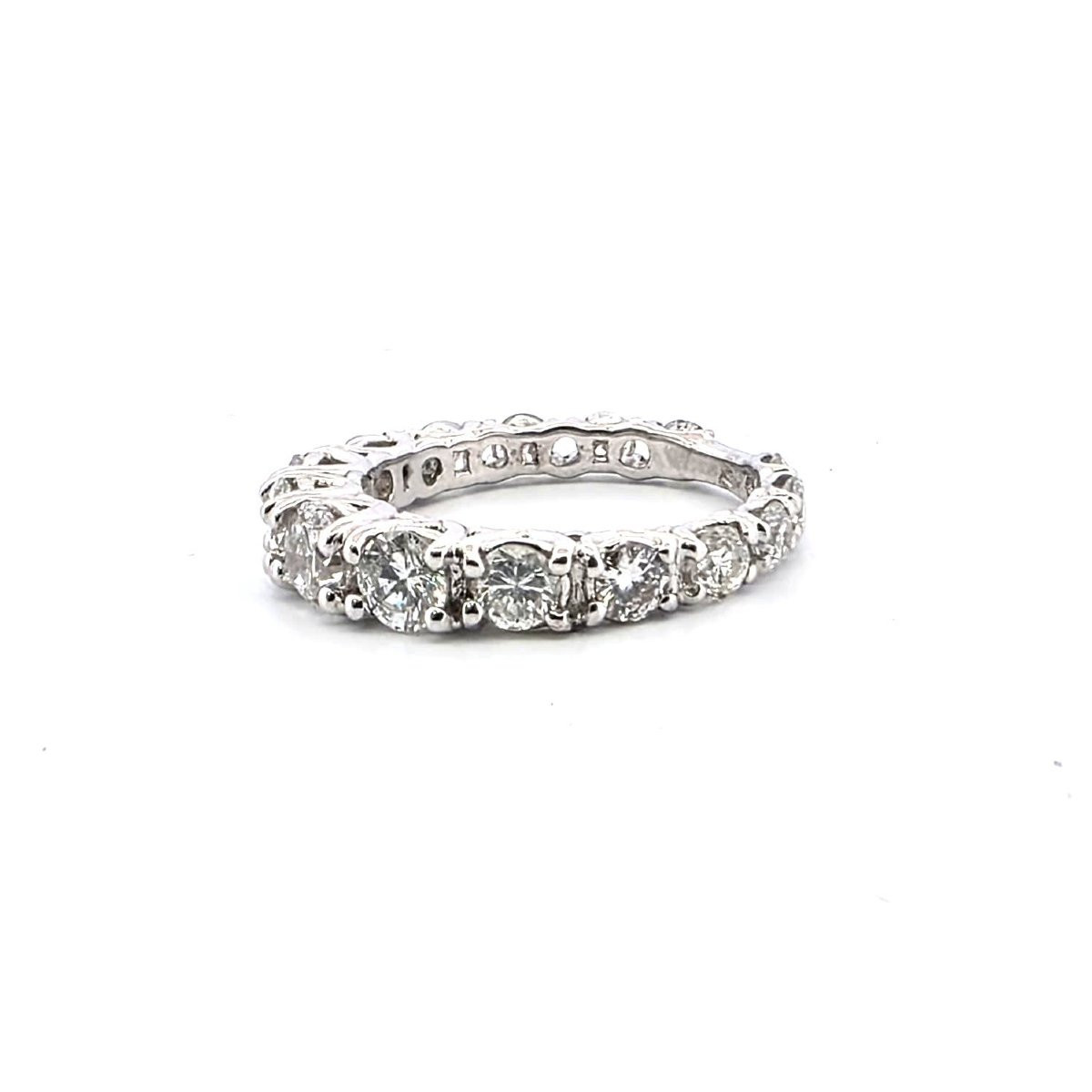 18kt White Gold Ring With Diamonds-photo-3