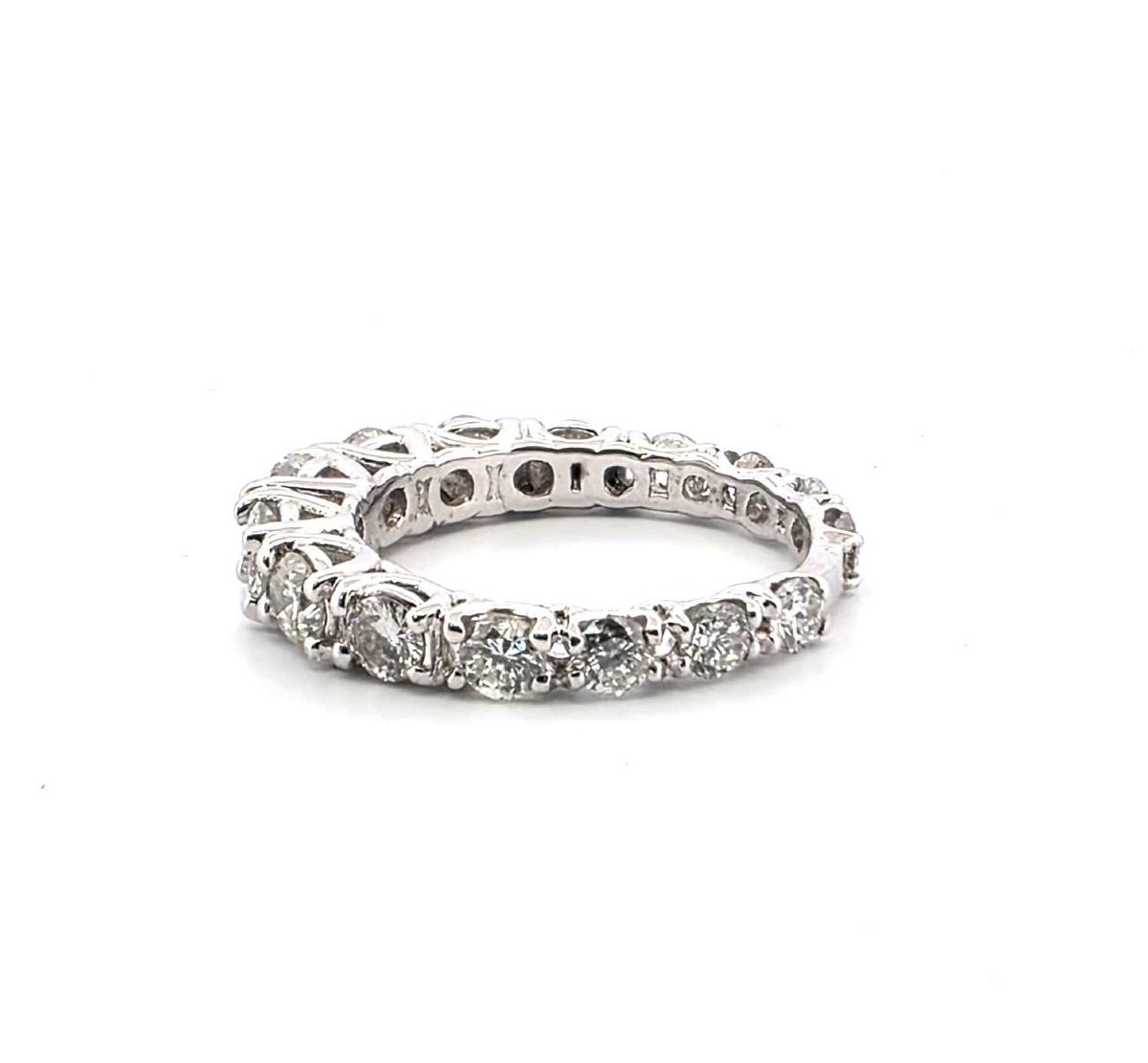 18kt White Gold Ring With Diamonds-photo-4