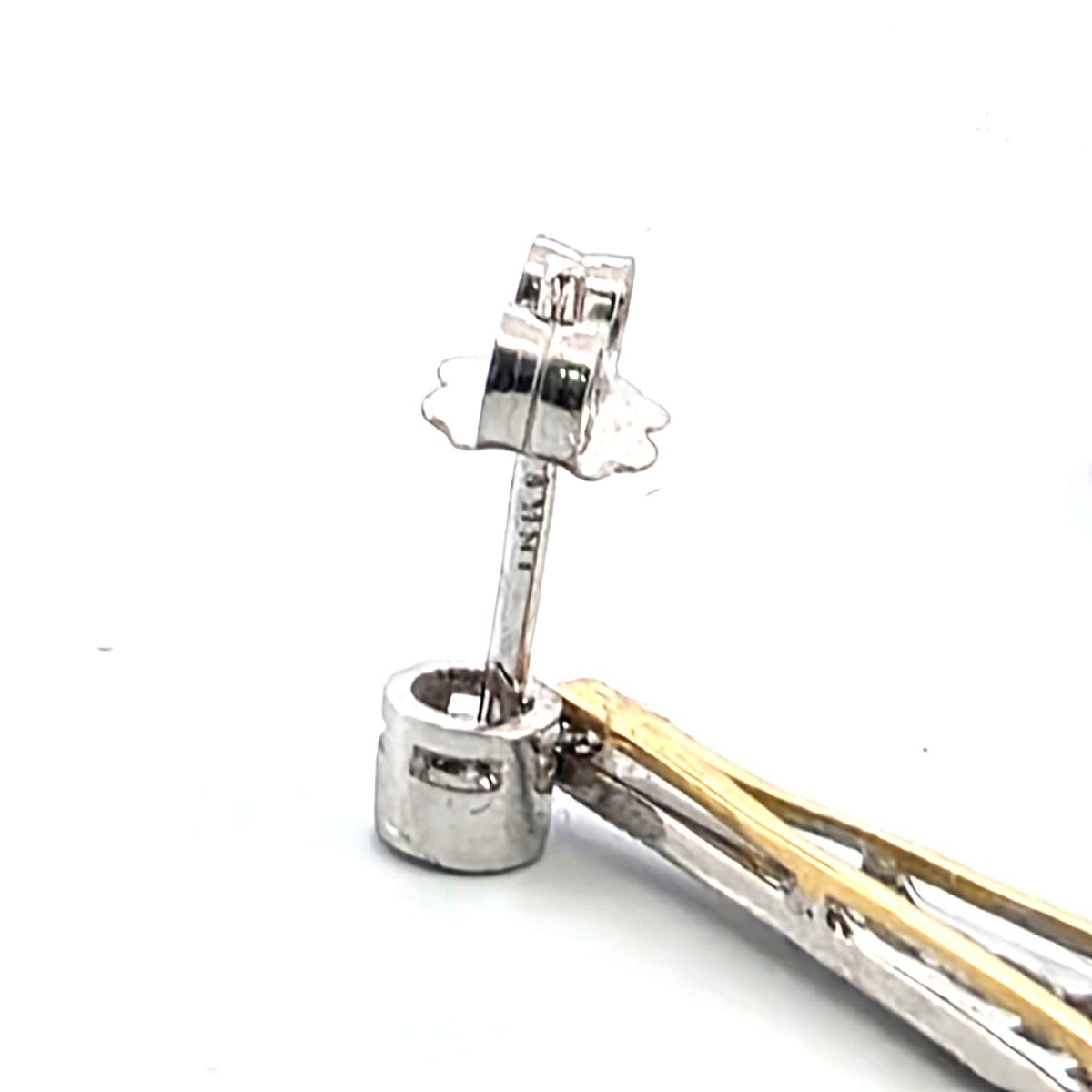 18-karat White Gold Earrings With Sapphires And Diamonds-photo-5